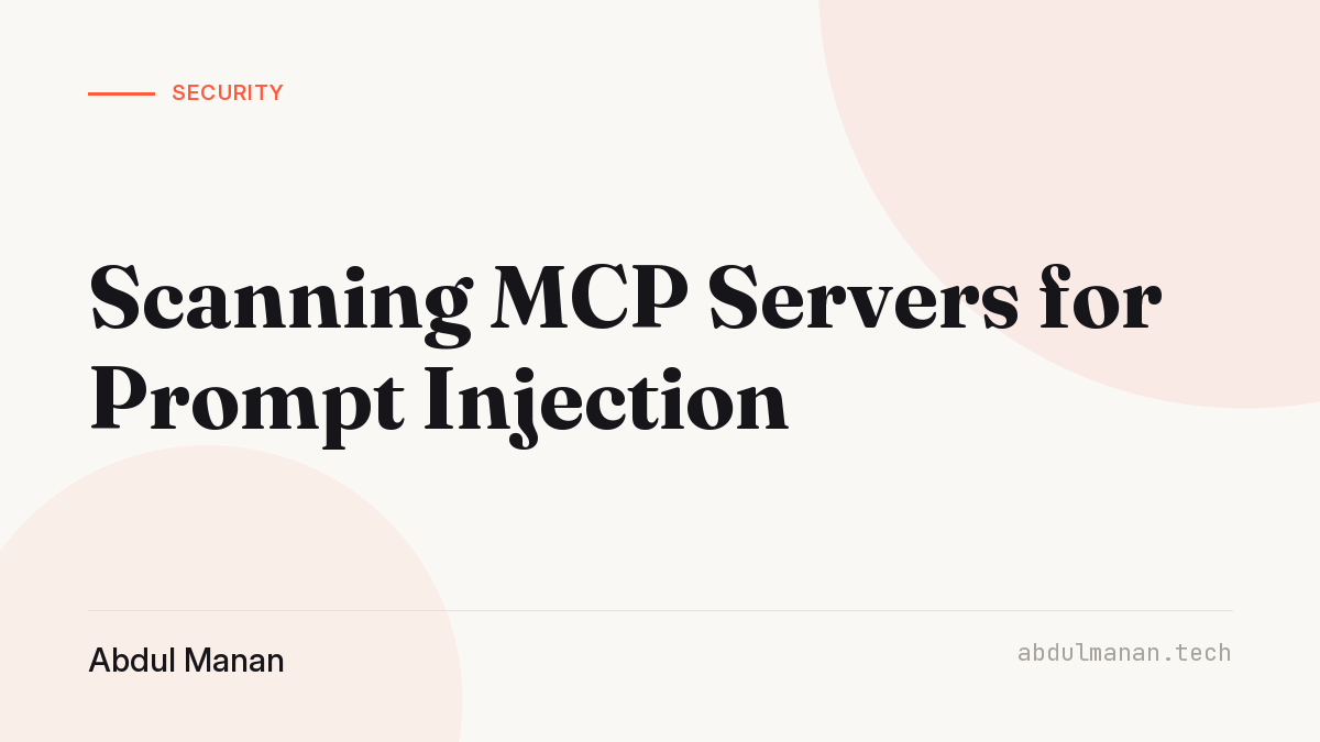 Bulwark — An MCP and AI Agent Security Scanner